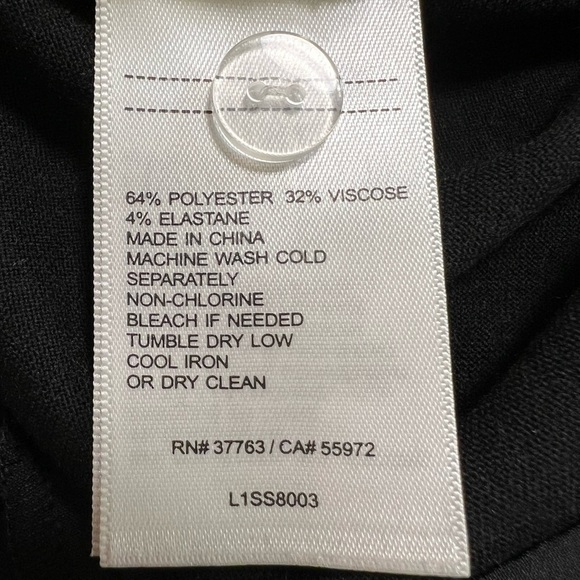 Laundry by Shelli Segal Black Step Hem Ankle Pants Slacks w/ Matching Belt -Sz 8 - Picture 9 of 11